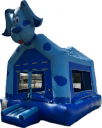 blue-dog-bounce-house